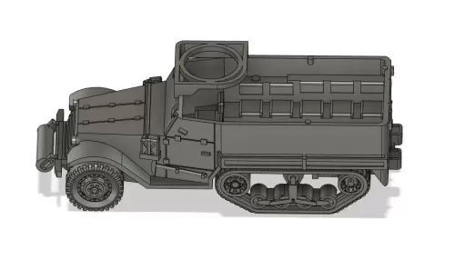 M5A1 Half-track with Roller (28mm)