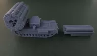 Churchill Fascine and Sled (12mm)