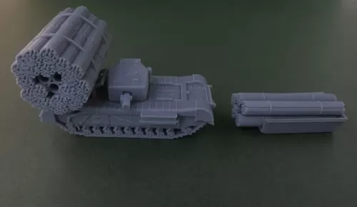 Churchill Fascine and Sled (28mm)